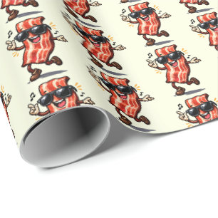 Dansende Bacon Cadeaupapier
