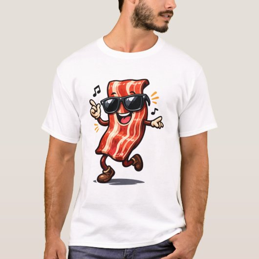 Dansende Bacon T-shirt (Voorkant)
