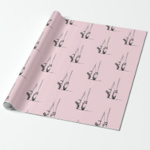 Dansende Ballerina Feet on Pink