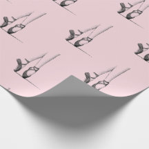 Dansende Ballerina Feet on Pink