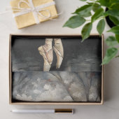 Dansende Ballerina Venster Licht  Decoupage Tissuepapier (Geschenk)