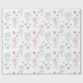 Dansende Ballerina Wrapping Papier (Vlak)