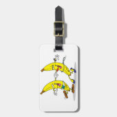 Dansende Bananen Bagage Labels (Voorkant verticaal)