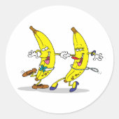 Dansende bananen Stickers (Voorkant)