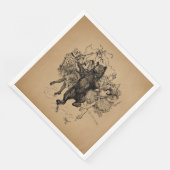 Dansende Beer  Circus Art Servet (Hoek)