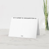 Dansende Beren Groeten Custom Kaarten Art Kaarten (Achterkant)