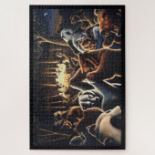 Dansende Beren Kunstpuzzels - Beer schilderende pu Legpuzzel (Verticaal)