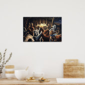 Dansende Beren Prints Beer KunstPosters (Keuken)