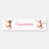 Dansende Bikini Model Thunder_Cove Bumpersticker (Voorkant)
