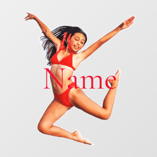 Dansende Bikini Model Thunder_Cove Raamsticker