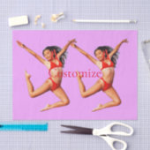 Dansende Bikini Model Thunder_Cove Tissuepapier (Craft)