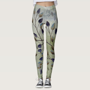 Dansende Bladeren Broek Leggings