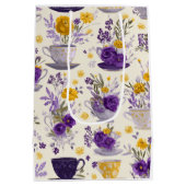 Dansende bloem medium cadeauzakje (Achterkant)