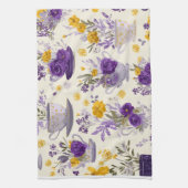 Dansende bloem  theedoek (Verticaal)