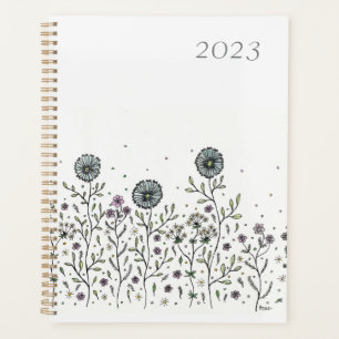 Dansende Bloemen in een Weiland 2023 Planner