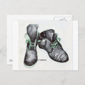 Dansende Boots Briefkaart (Voorkant / Achterkant)
