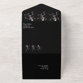 Dansende Botten All In One Uitnodiging (Buitenkant)