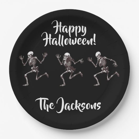 Dansende Botten Papieren Bordje (Voorkant)