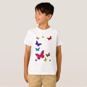 Dansende Butterflies T-shirt (Voorkant volledig)