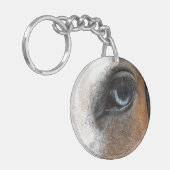 Dansende Clydesdale Sleutelhanger (Voorkant Links)