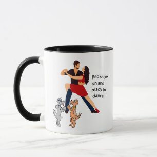 Dansende combinatie Tango en Dansende Dogs Coffee  Mok
