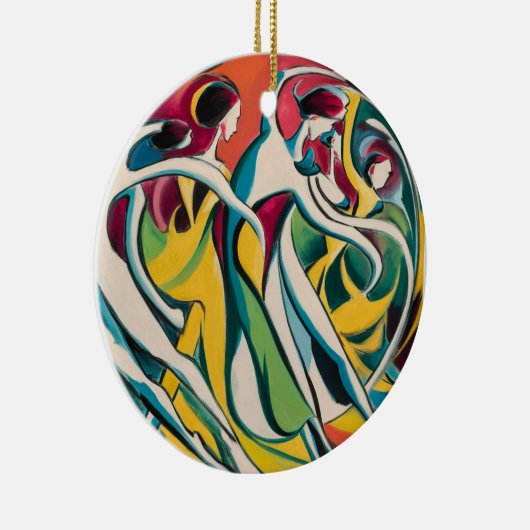 Dansende dames Ornament (Rechts)