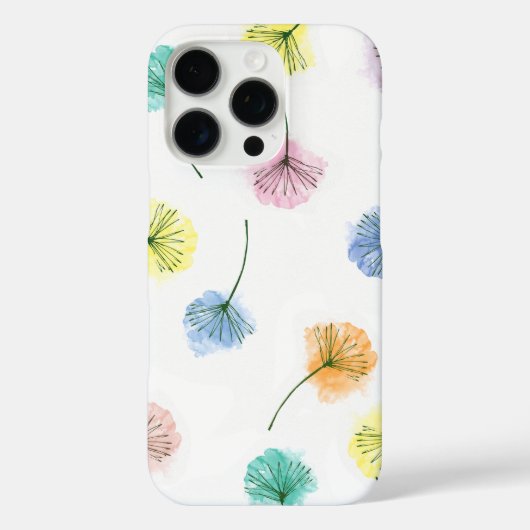 Dansende Dandelions | Waterverf Floral Pattern Case-Mate iPhone Case (Achterkant)