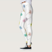 Dansende Dandelions | Waterverf Floral Pattern Leggings (Links)