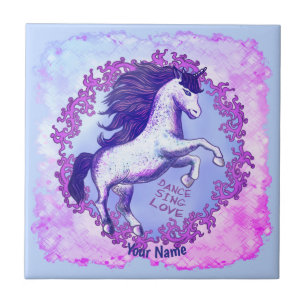 Dansende Eenhoorn Tegeltje
