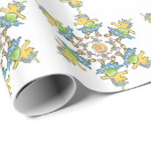 Dansende egel cadeaupapier (Rol Hoek)