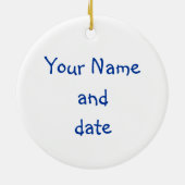 Dansende egel keramisch ornament (Achterkant)