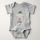 Dansende Elf Matching Family Group kerstparty Romper (Voorkant)
