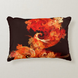 Dansende Firebird Abstract Art Accent Pillow Decoratief Kussen