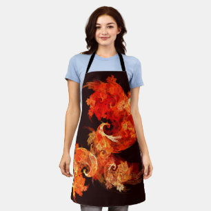 Dansende Firebird Abstract Art Apron Schort