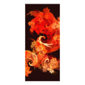 Dansende Firebird Abstract Art-rackkaart Reclamekaart (Achterkant)