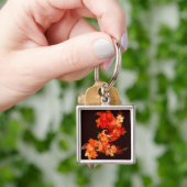 Dansende Firebird Abstract Art Small Sleutelhanger (Hand)