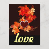 Dansende Firebird Love Briefkaart (Voorkant)