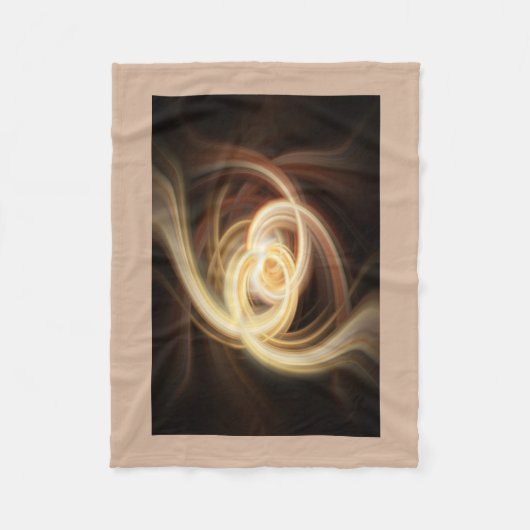 Dansende Flames Fleece Blanket (Voorkant)