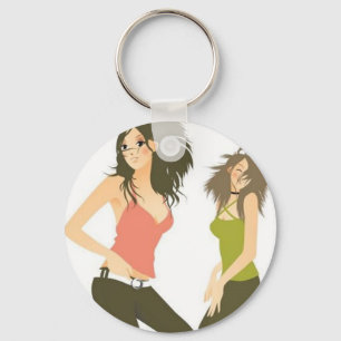 Dansende Friends Sleutelhanger