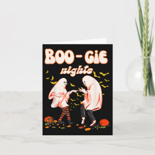 Dansende Geest Met Pompoen Halloween Dames Grafiek Kaart