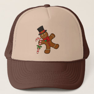 Dansende Gemberkoekman Trucker Pet