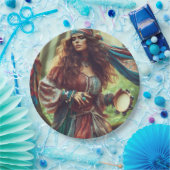 DANSENDE GYPSI PAPIEREN BORDJE (Feest)