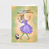 dansende heks kaart (Voorkant)