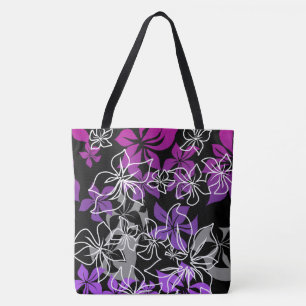 Dansende Hibiscus Hawaiiaanse Mix Strandtas Draagtas
