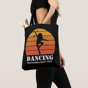 Dansende Hobby Retro Sunset Personaliseren Draagtas