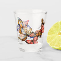 Dansende insecten Shot glass