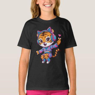 Dansende K-pop Tijger T-shirt