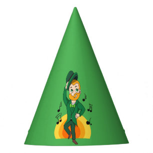 Dansende kabouter, St. Patrick's Day cartoon Feesthoedjes