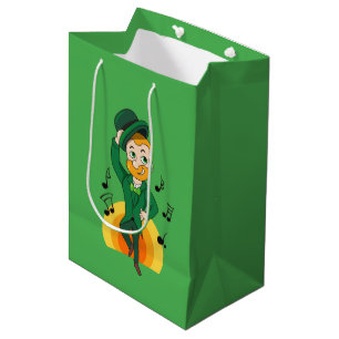 Dansende kabouter, St. Patrick's Day cartoon Medium Cadeauzakje
