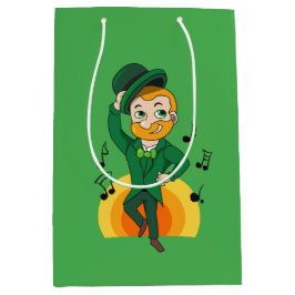 Dansende kabouter, St. Patrick's Day cartoon Medium Cadeauzakje